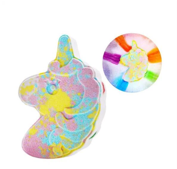 Unicorn Shaped Rainbow Bath Bomb Unicorn Shaped Rainbow Bath Bomb