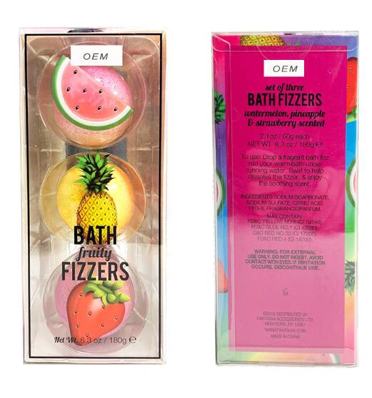 Colorful Bubble Bath Bomb Set