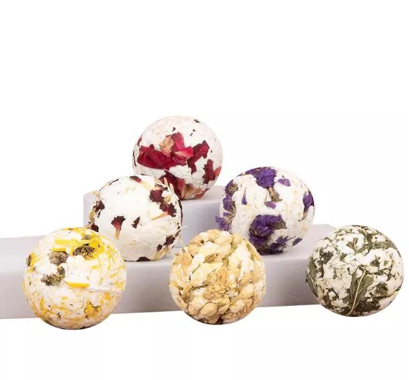 Bath Bombs With Dry Flower Gift Set