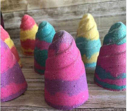 Natural Unicorn Poop Bath Bomb