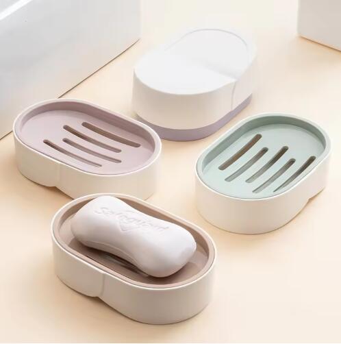 Double Layer PP Soap Storage Holder Double Layer PP Soap Storage Holder