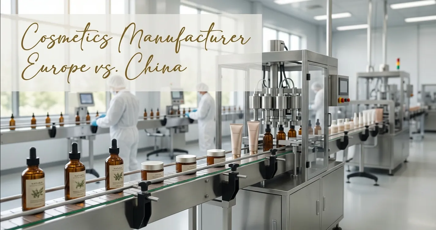 Cosmetics Manufacturer Europe vs. China Cosmetics Manufacturer Europe vs. China