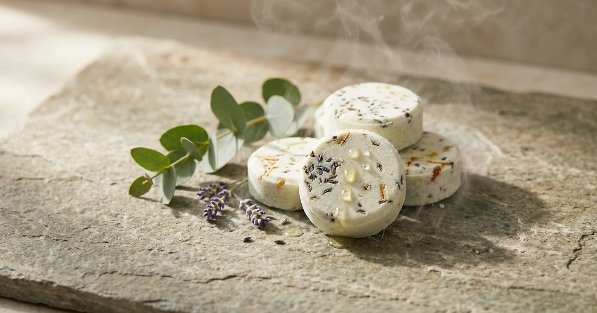 aromatherapy shower tablet