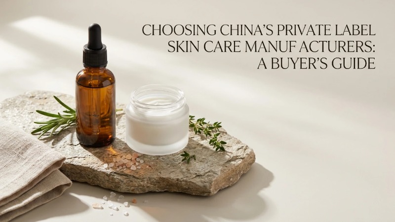 Amber serum dropper bottle and frosted cream jar on stone Amber serum dropper bottle and frosted cream jar on stone