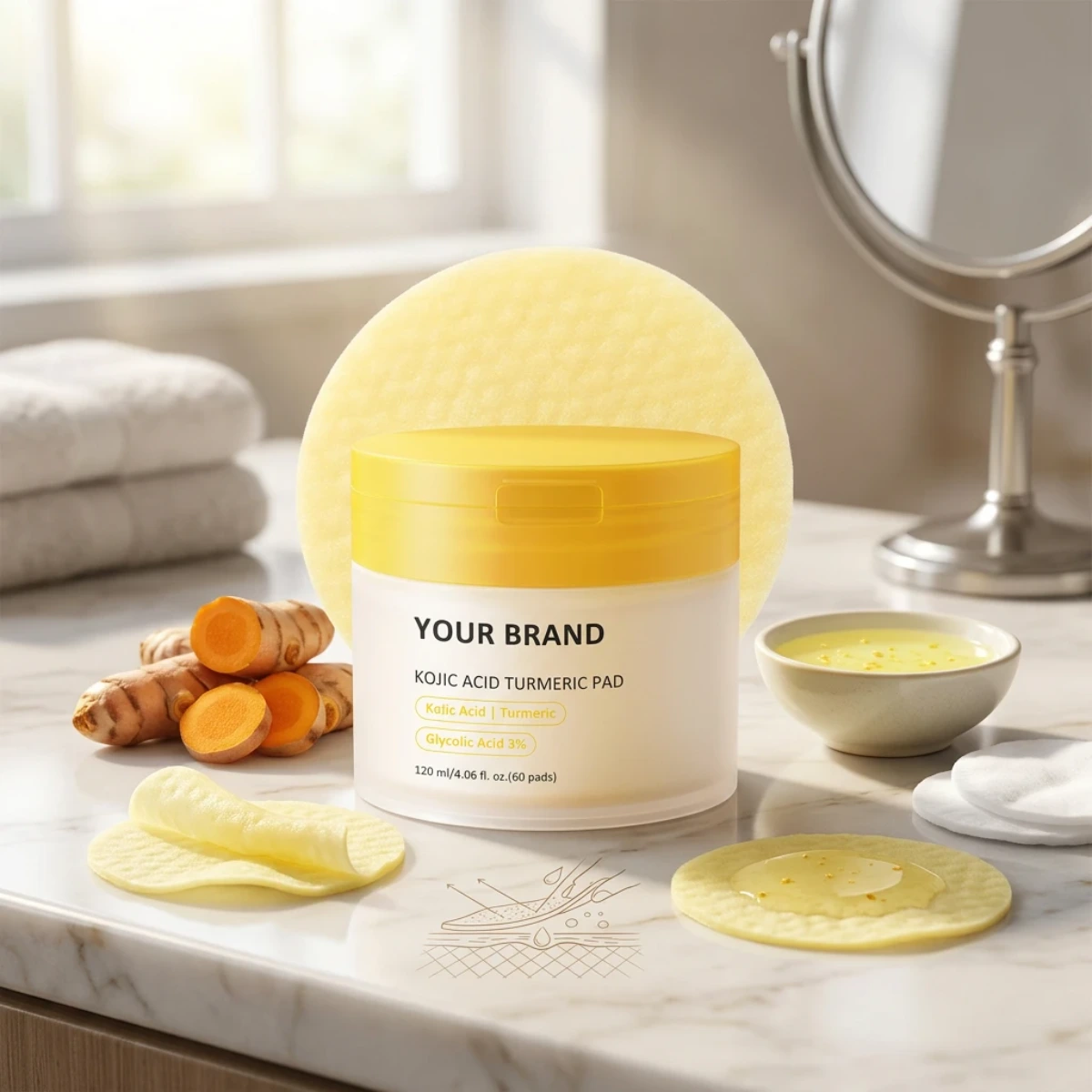 Turmeric Kojic Acid Pads