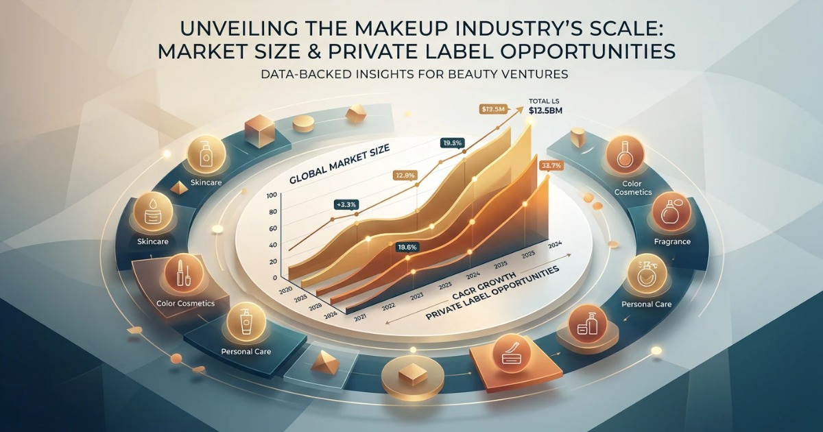 How Big Is the Makeup Industry? Market Size, Growth Trends & Private Label Opportunities - POLEVIEW