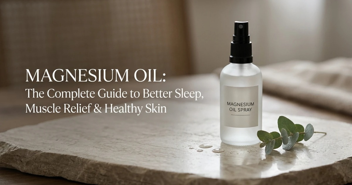 Magnesium Oil: The Complete Guide To Better Sleep, Muscle Relief & Healthy Skin - POLEVIEW
